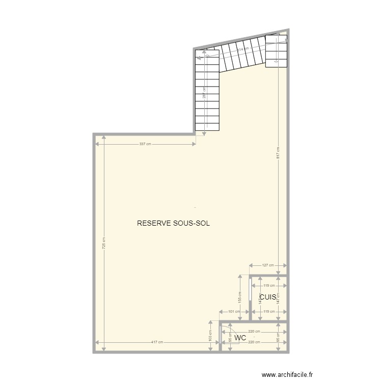 CARVIL Réserve sous ol. Plan de 0 pièce et 0 m2