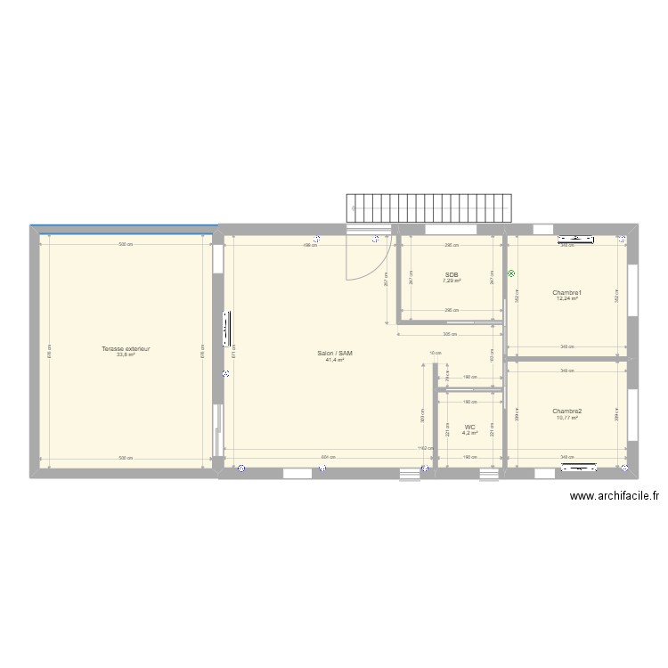 plan container r+1-bis-2. Plan de 0 pièce et 0 m2