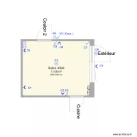 Maison Emmanuel Salon ETE plan &eacute;l&eacute;ctrique