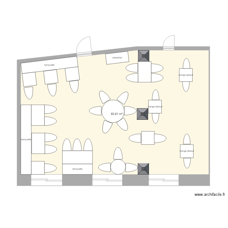 beaucaire. Plan de 0 pièce et 0 m2