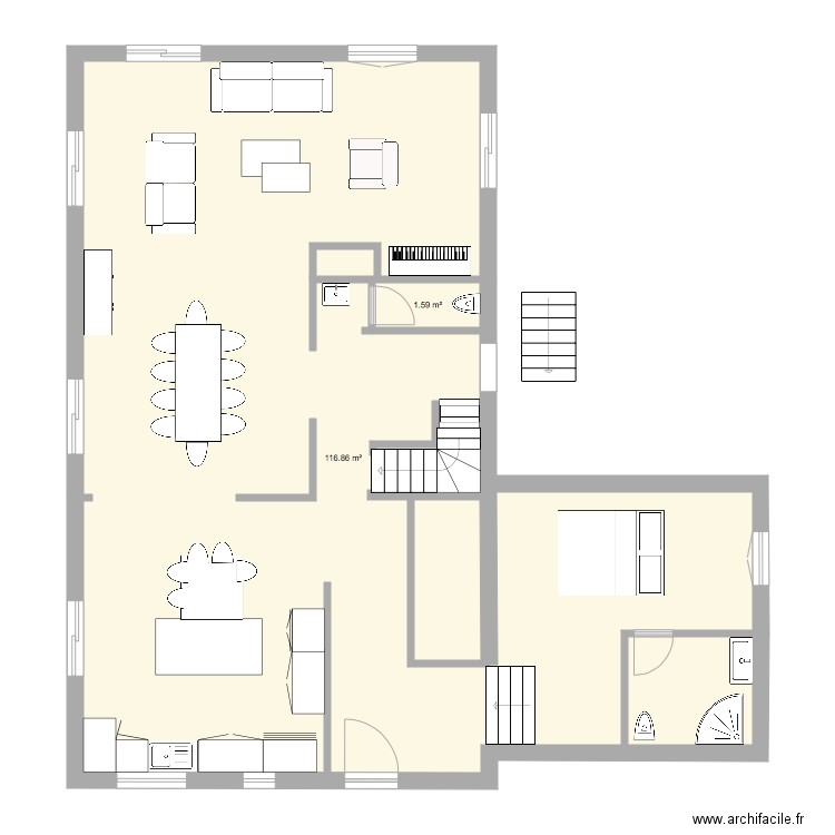 Maison Morain v5. Plan de 0 pièce et 0 m2
