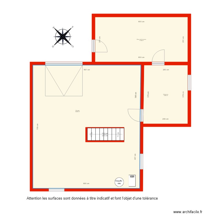 BI 1981 Sous sol côté. Plan de 0 pièce et 0 m2