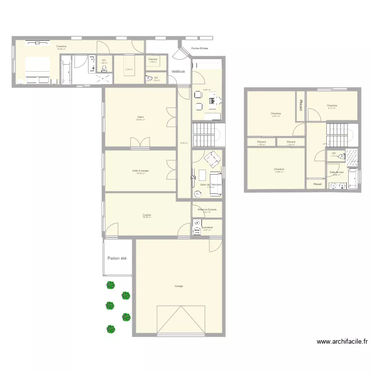 SAINT EVARZEC R13. Plan de 