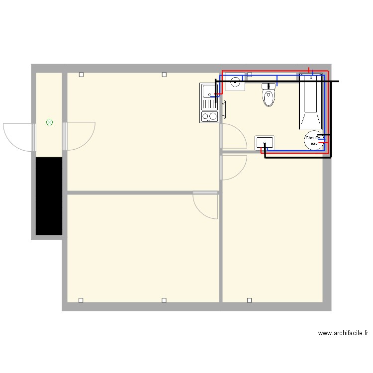 combles plomberie  Montataire  Gd Appart. Plan de 0 pièce et 0 m2