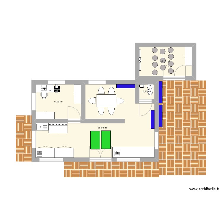 local mobilhome. Plan de 0 pièce et 0 m2
