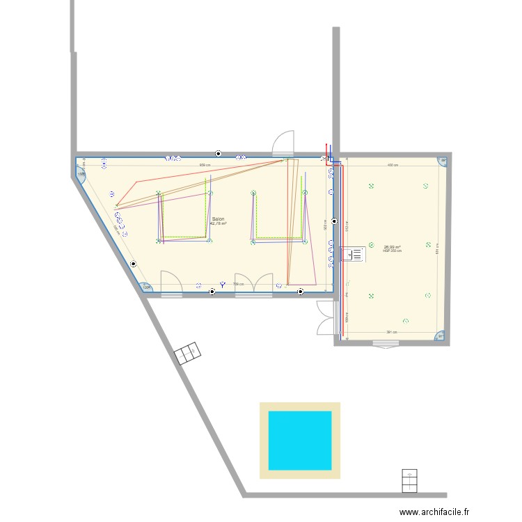 extension 6 sept 21. Plan de 0 pièce et 0 m2