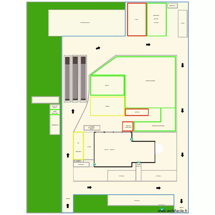 RIWAL MONTCEAU LES MINES 2018. Plan de 