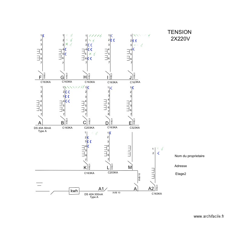 ET2/:. Plan de 0 pièce et 0 m2