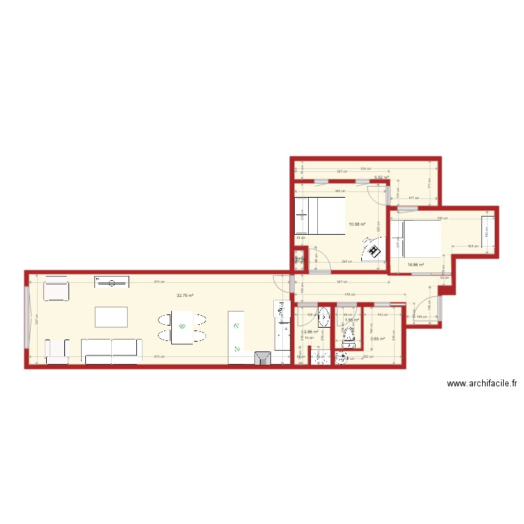 MArion. Plan de 0 pièce et 0 m2