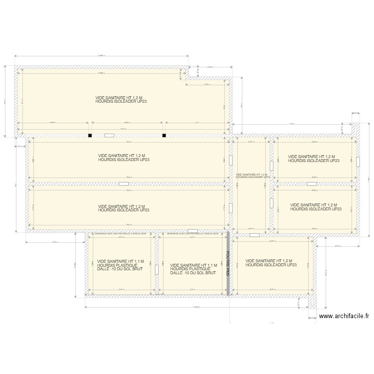 VS PLAN DE PLANCHER ESNAULT . Plan de 0 pièce et 0 m2