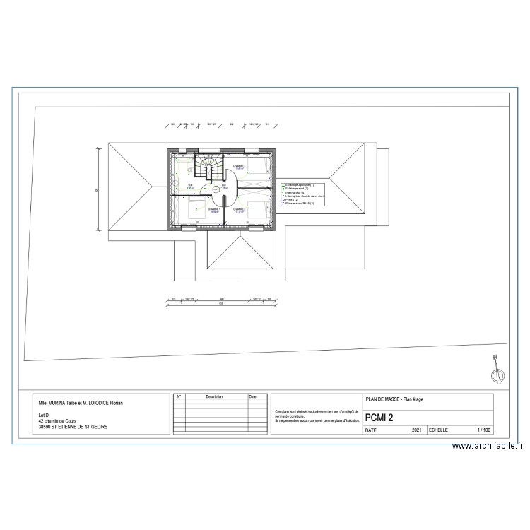 etage st etienne. Plan de 0 pièce et 0 m2
