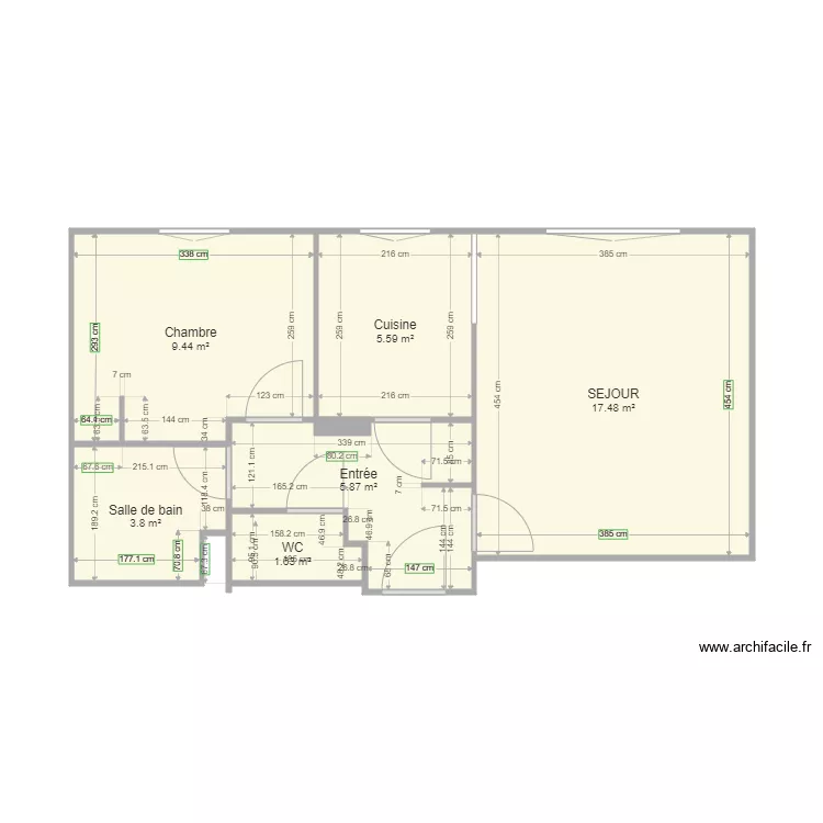 FONCIA EV B33. Plan de 