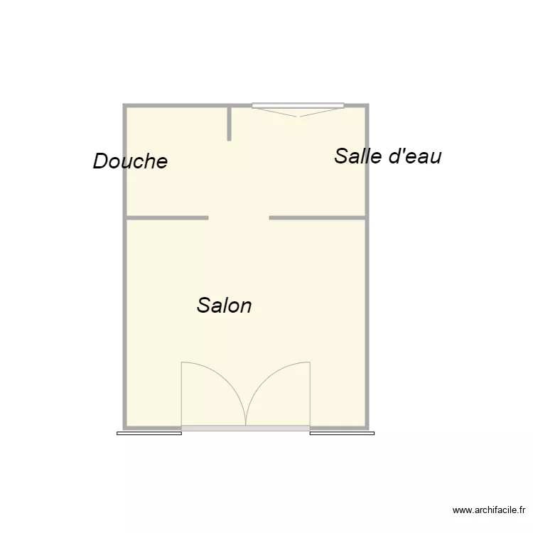 Croquis JOLY appt1. Plan de 