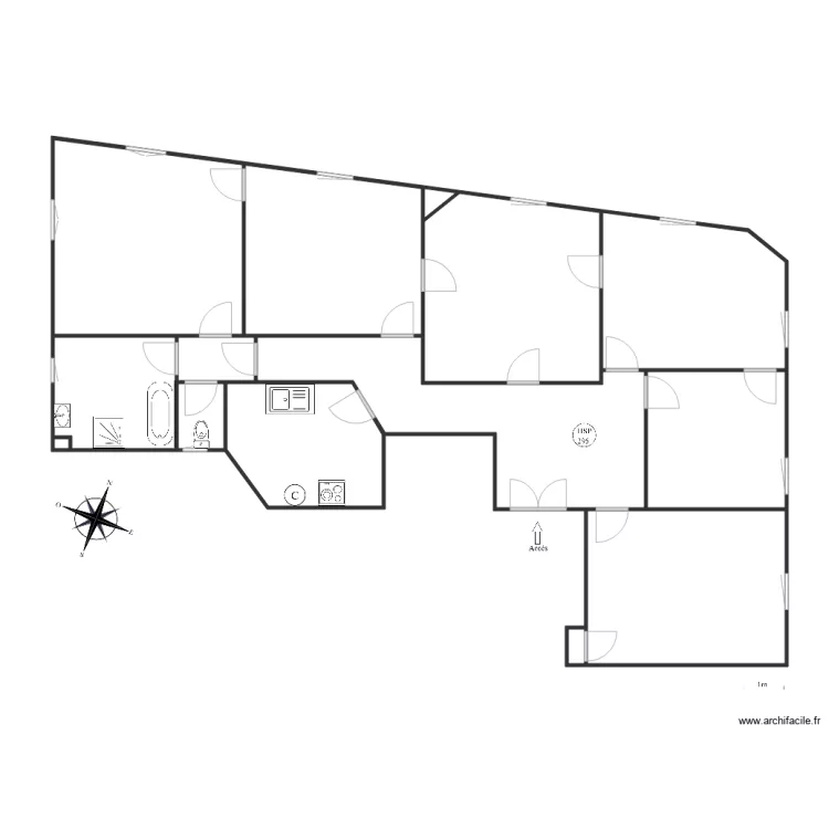 8 Av de la Reine Nathalie. Plan de 