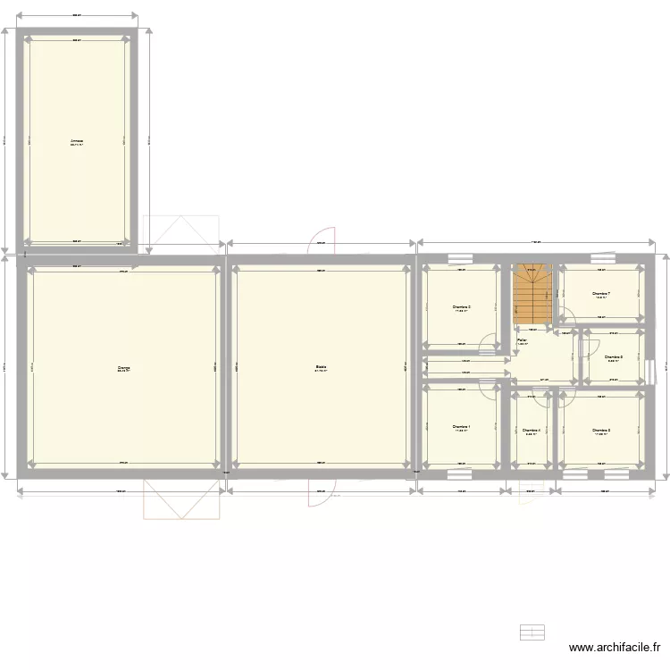 PROJET FAULBACH EXISTANT. Plan de 