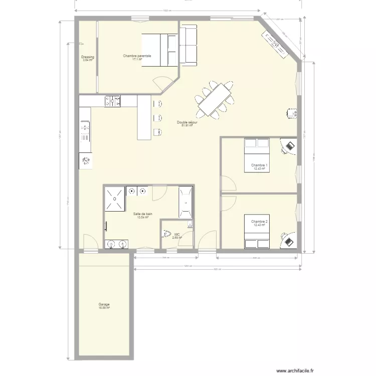 Rosieres 142m2 ind E. Plan de 