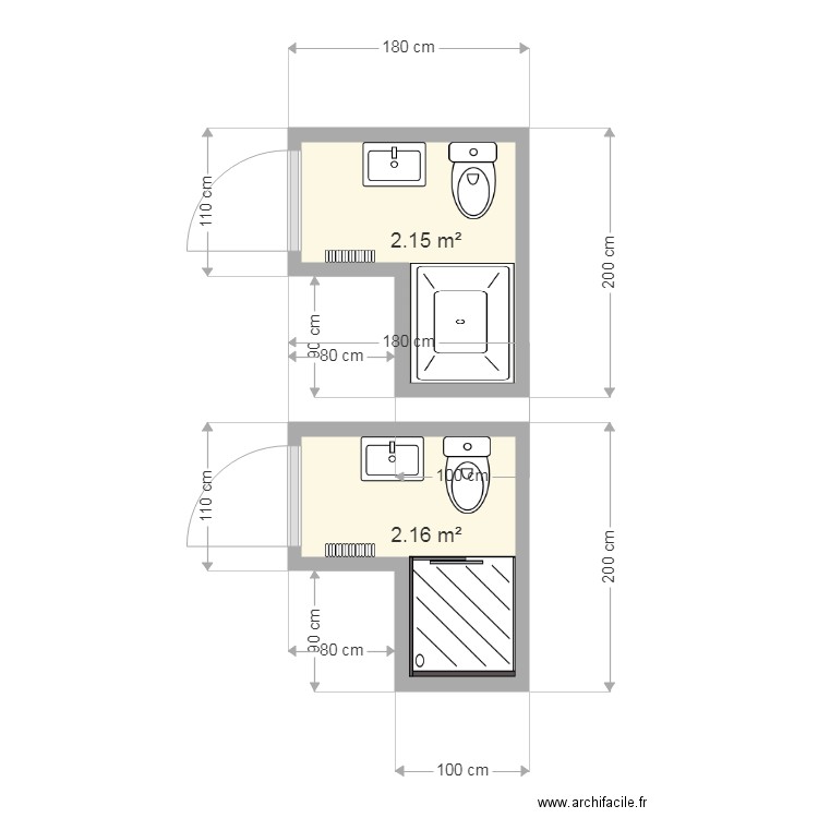 BREYSSE SDB. Plan de 0 pièce et 0 m2