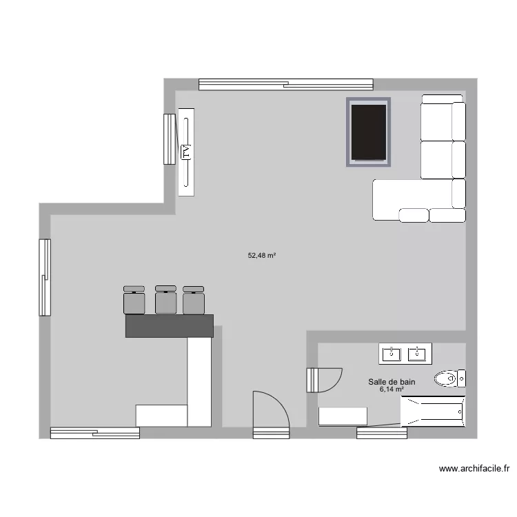 Maison 2021. Plan de 