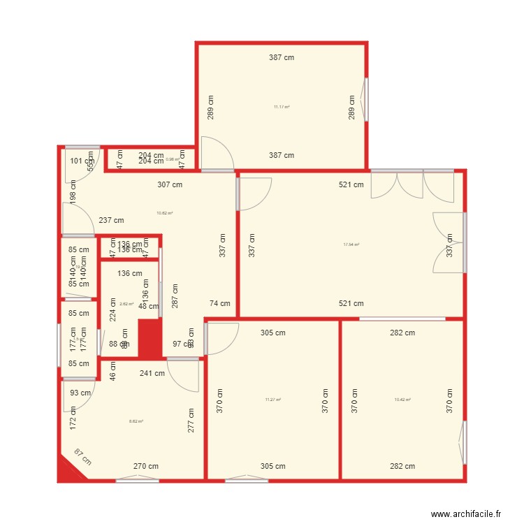 3803 coté. Plan de 0 pièce et 0 m2