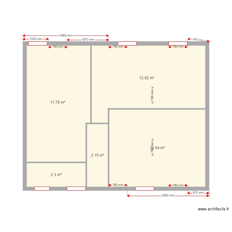 chil . Plan de 0 pièce et 0 m2