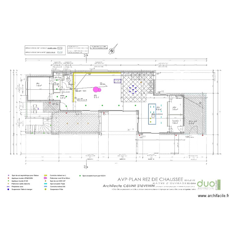 SASSARAT RDC. Plan de 0 pièce et 0 m2