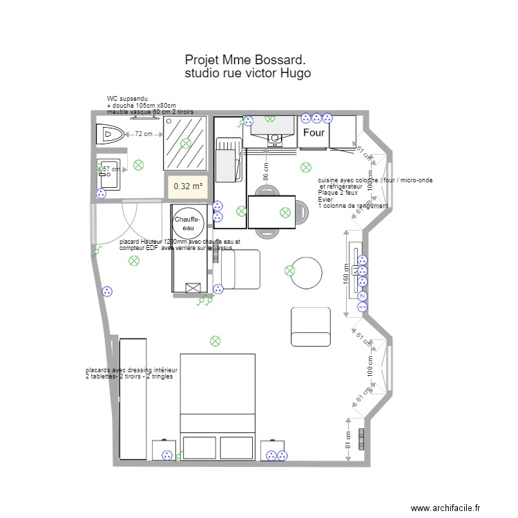 projet Bossard 2A. Plan de 0 pièce et 0 m2