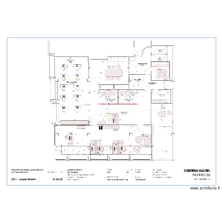 LCDF - Mobilier. Plan de 0 pièce et 0 m2