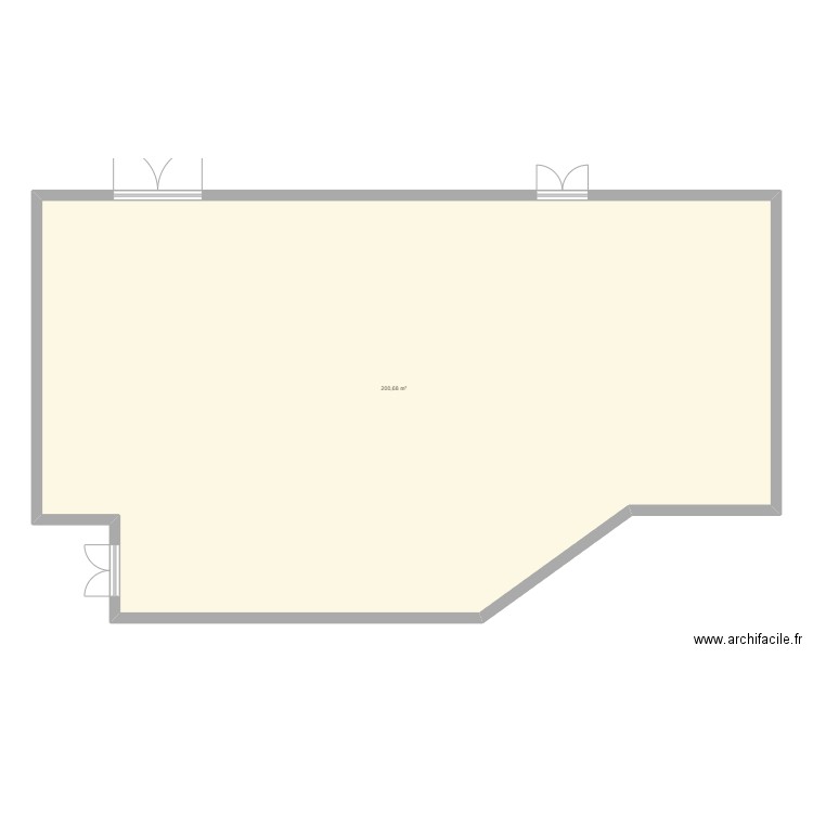 Plan de base salle des fêtes Val. Plan de 0 pièce et 0 m2