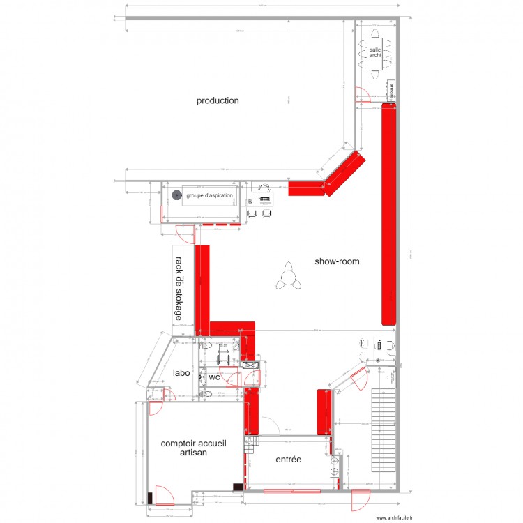 showroom v3. Plan de 0 pièce et 0 m2