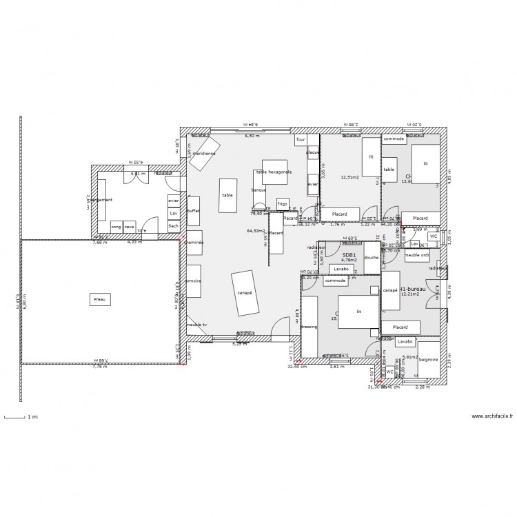 maison petrels8. Plan de 0 pièce et 0 m2