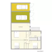 Plan 1er &eacute;tage maison