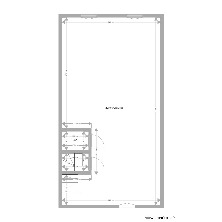 COMBE LAUTRU RDC. Plan de 0 pièce et 0 m2