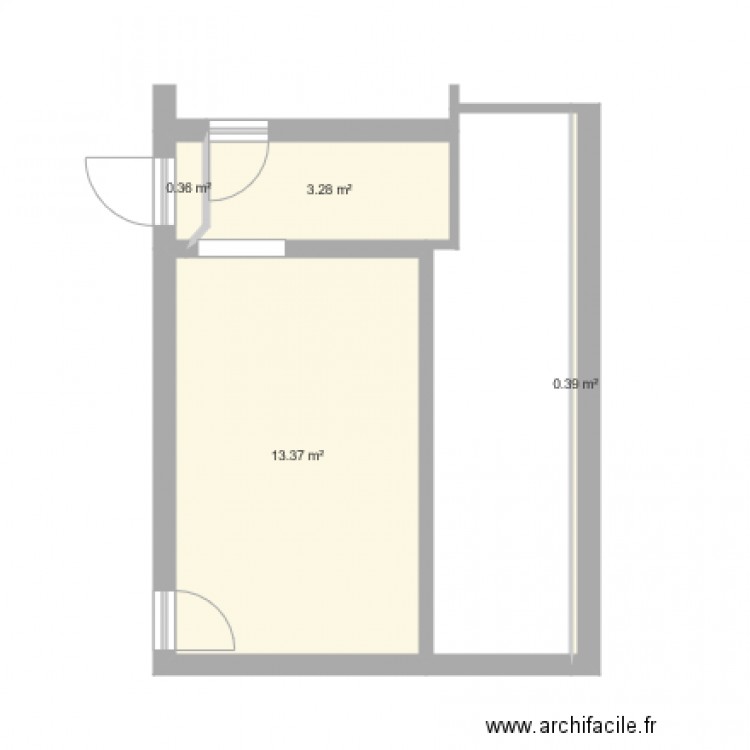 studio origine. Plan de 0 pièce et 0 m2