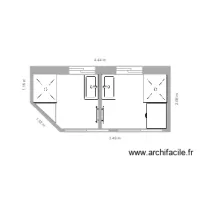 Plan SDB apr&egrave;s Tx Version douche