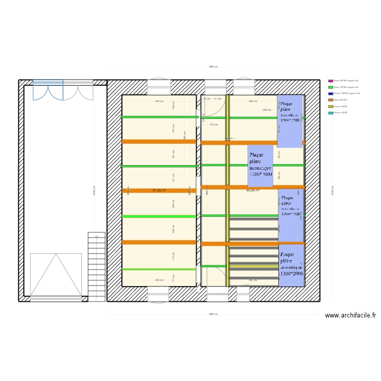 maison revel location 25 mai 2023 planfond3. Plan de 2 pièces et 76 m2