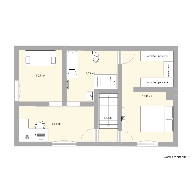 Maison 2. Plan de 0 pièce et 0 m2
