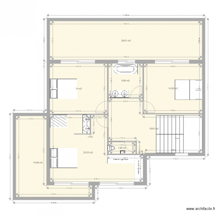 RDC hhhuu. Plan de 0 pièce et 0 m2