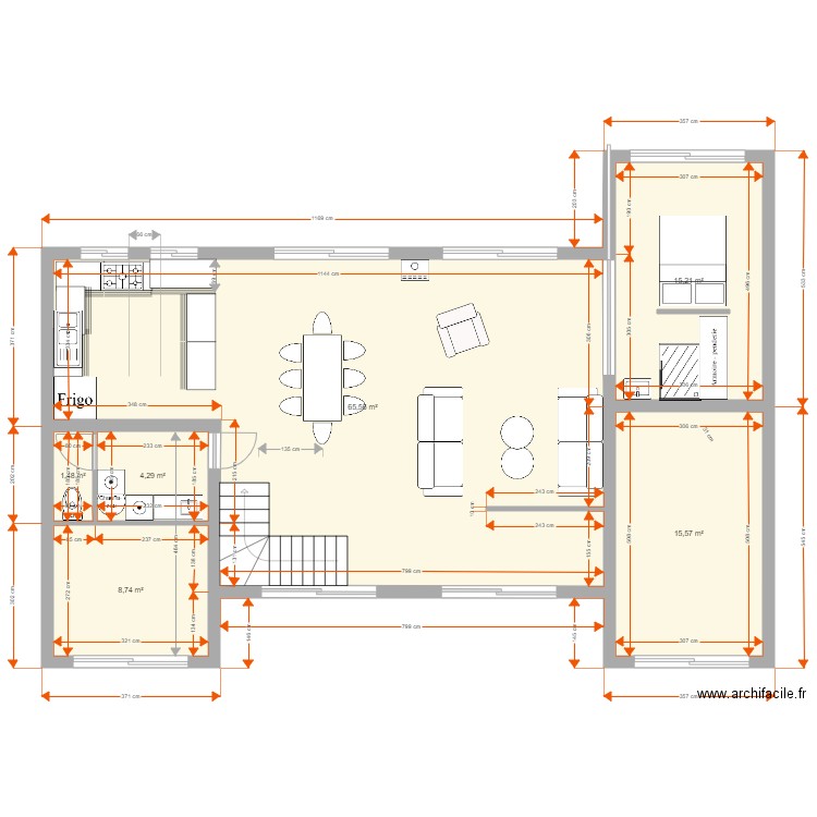 NAIMA ET THOMAS pookava. Plan de 0 pièce et 0 m2