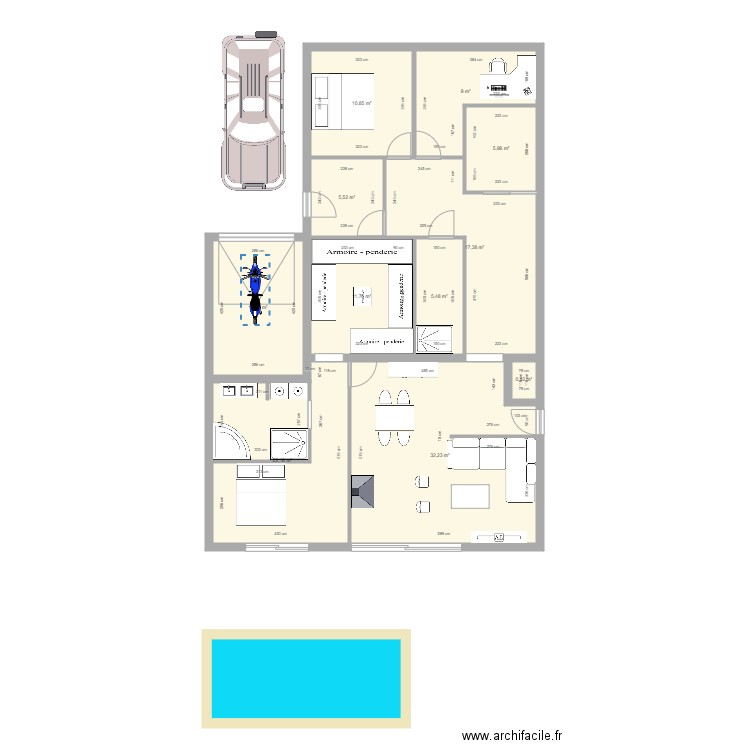 arcachonnaise V2. Plan de 0 pièce et 0 m2