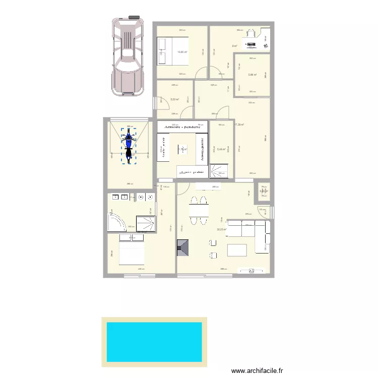 arcachonnaise V2. Plan de 
