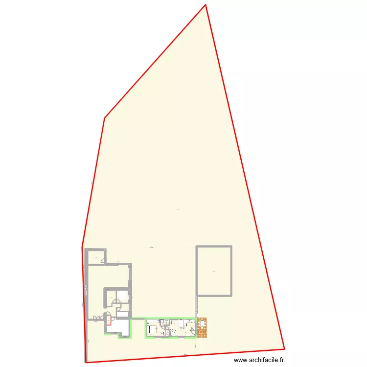maison. Plan de 