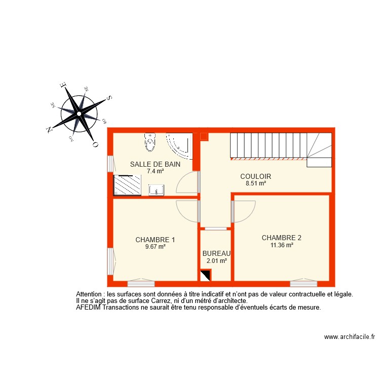 BI 5120 ETAGE 2. Plan de 0 pièce et 0 m2