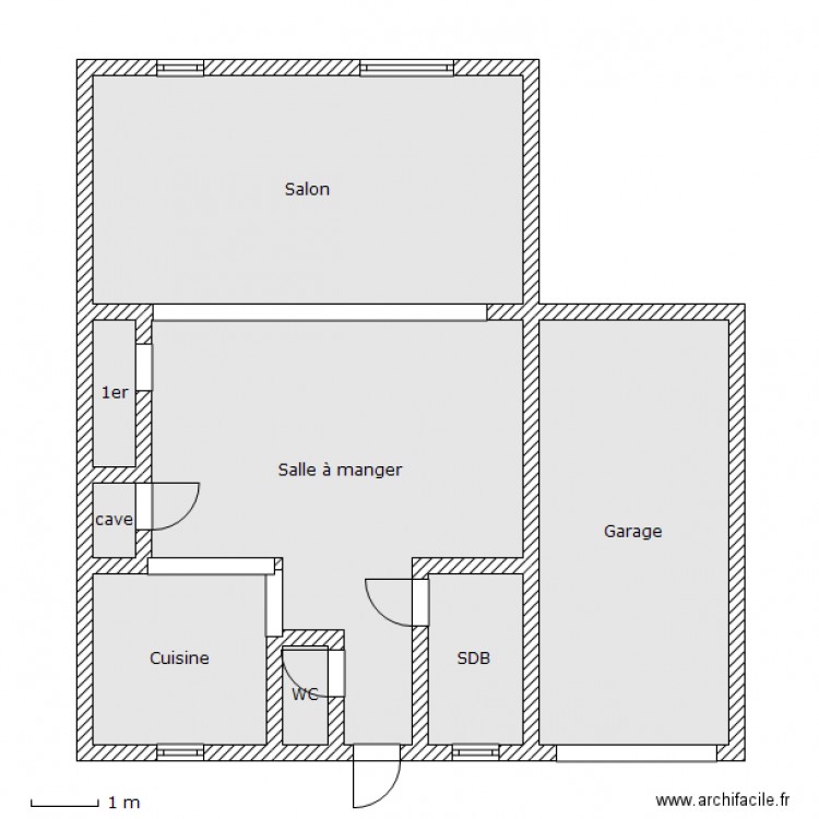 mohimont rdc. Plan de 0 pièce et 0 m2