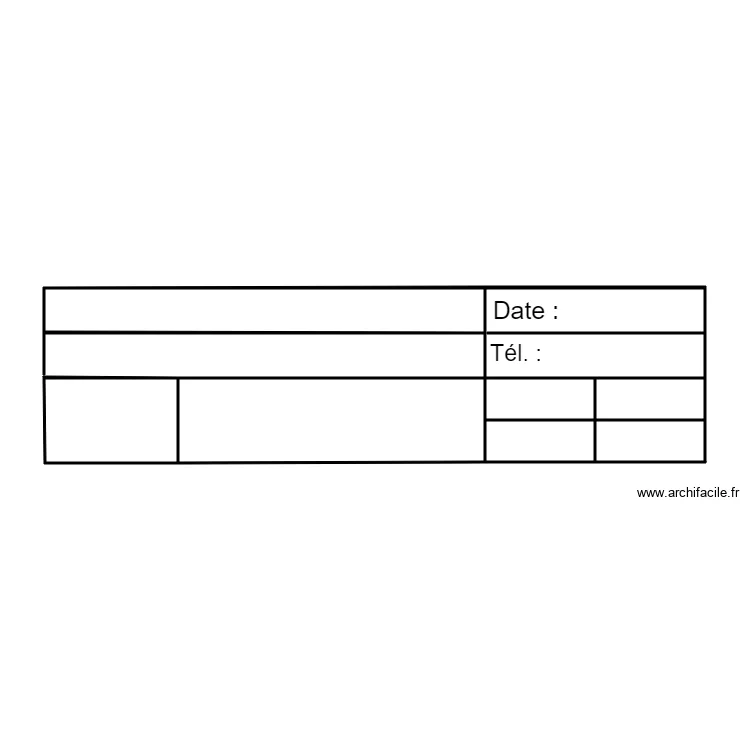 Cartouche. Plan de Cartouche. Plan de