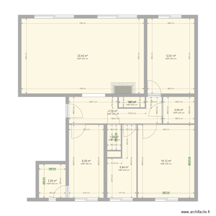 foncia perrin magnon. Plan de 0 pièce et 0 m2