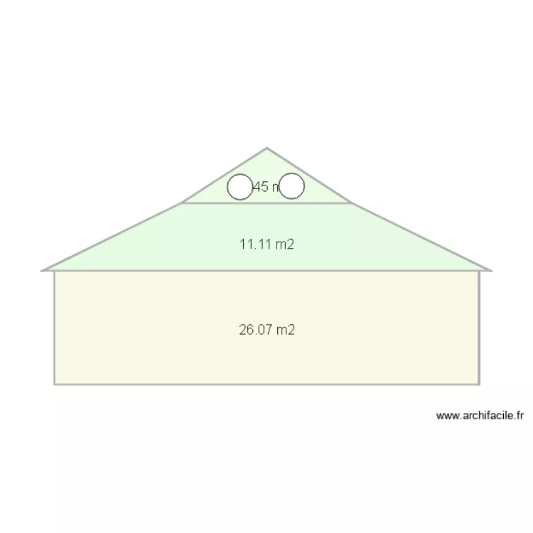 avant avec hublots. Plan de avant avec hublots. Plan de