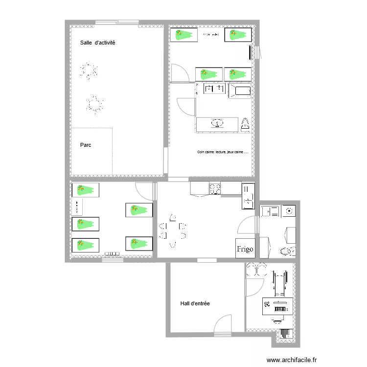 PLAN LOGEMENTS. Plan de 