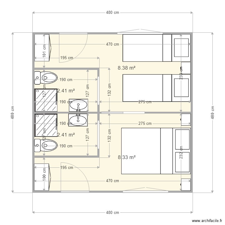 MODELE LISBOA 600X600CM. Plan de 0 pièce et 0 m2