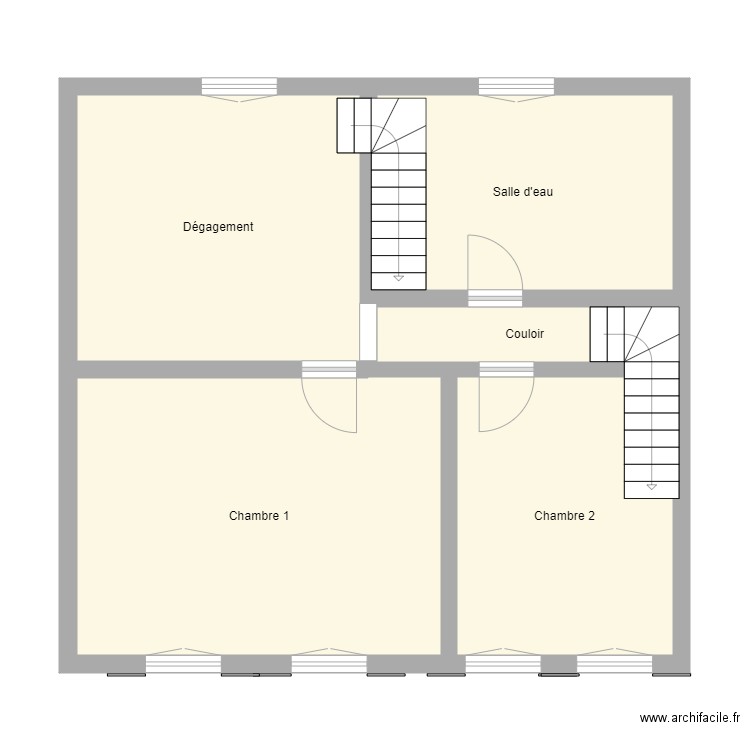 Croquis SCHAFF Etage. Plan de 0 pièce et 0 m2