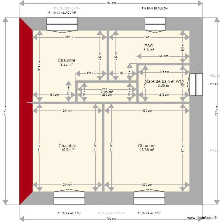 20 A. Plan de 0 pièce et 0 m2
